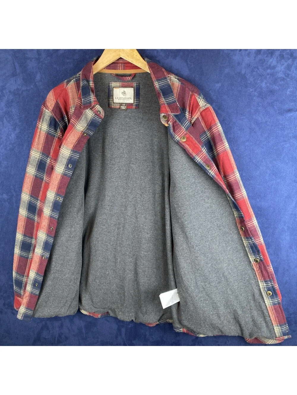 Legendary Whitetails MEN'S JACKET LG HUNTING FLANNEL SHIRT ARCHER THERMAL LINED